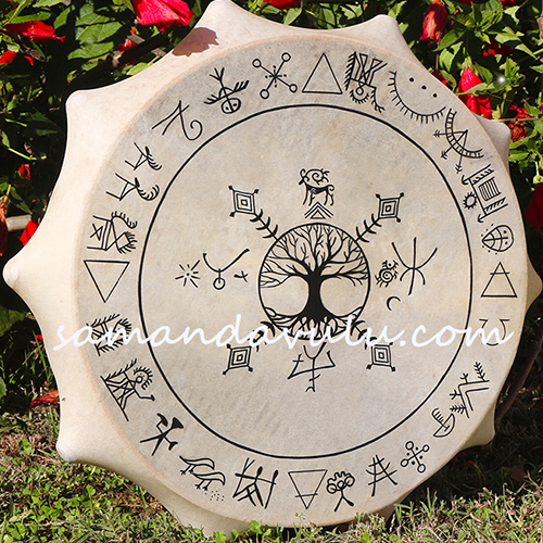 Sami Desenli Şaman Davulu 